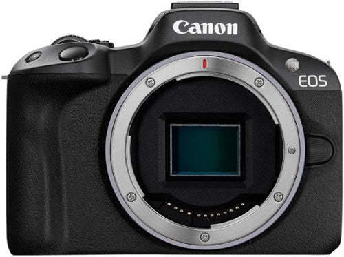 Canon - EOS R50 4K Video Mirrorless Camera with RF-S18-45mm f/4.5-6.3 IS STM Lens - Black