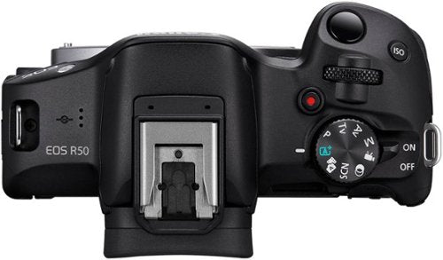Canon - EOS R50 4K Video Mirrorless Camera with RF-S18-45mm f/4.5-6.3 IS STM Lens - Black