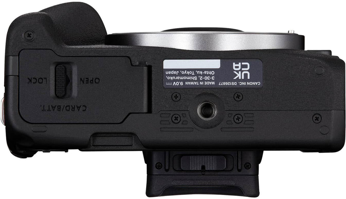 Canon - EOS R50 4K Video Mirrorless Camera with RF-S18-45mm f/4.5-6.3 IS STM Lens - Black