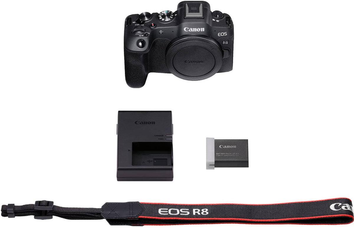 Canon - EOS R8 4K Video Mirrorless Camera (Body Only) - Black