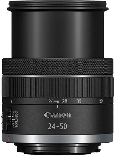 Canon - RF24-50mm F4.5-6.3 IS STM Wide Angle Zoom Lens for EOS R-Series Cameras - Black