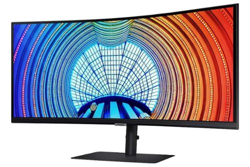 Samsung - ViewFinity S65UA 34" LED Curved Ultra-WQHD FreeSync Monitor with HDR10 (USB Type-C, HDMI, DisplayPort, LAN, USB) - Black