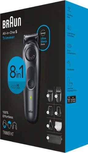 Braun - Series 5 5470 All-In-One Style Kit, 8-in-1 Grooming Kit with Beard Trimmer & More - Black