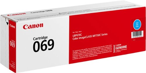 Canon - Toner 069 Standard Capacity Toner Cartridge - Cyan