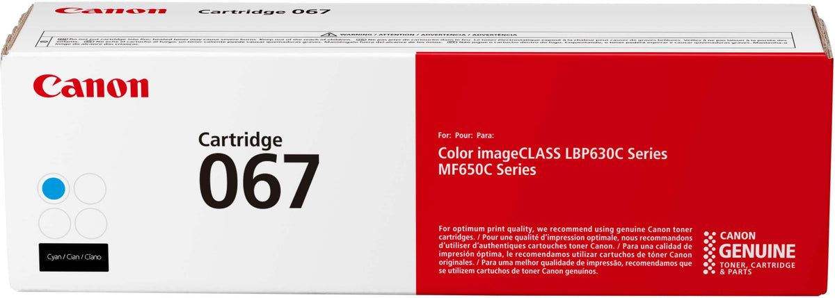 Canon - Toner 067 Standard Capacity Toner Cartridge - Cyan