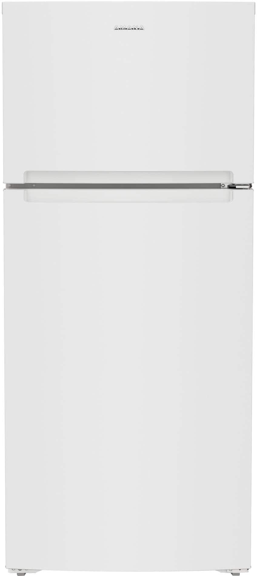 Amana - 24 in. Wide 16.4 cu. ft. Top-Freezer Refrigerator - White