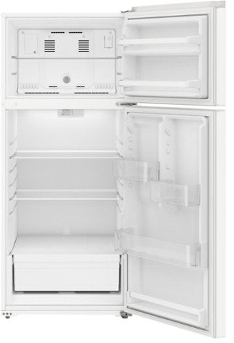 Amana - 24 in. Wide 16.4 cu. ft. Top-Freezer Refrigerator - White
