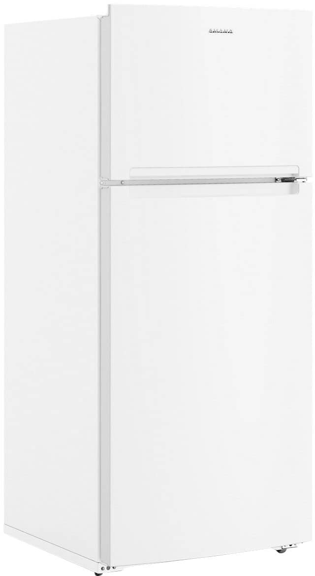 Amana - 24 in. Wide 16.4 cu. ft. Top-Freezer Refrigerator - White