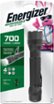 Energizer - TAC-R 700 Rechargeable Flashlight with Micro-USB Charging Cable - Black