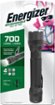 Energizer - TAC-R 700 Rechargeable Flashlight with Micro-USB Charging Cable - Black