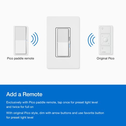 Lutron - Diva Smart Dimmer Switch - White