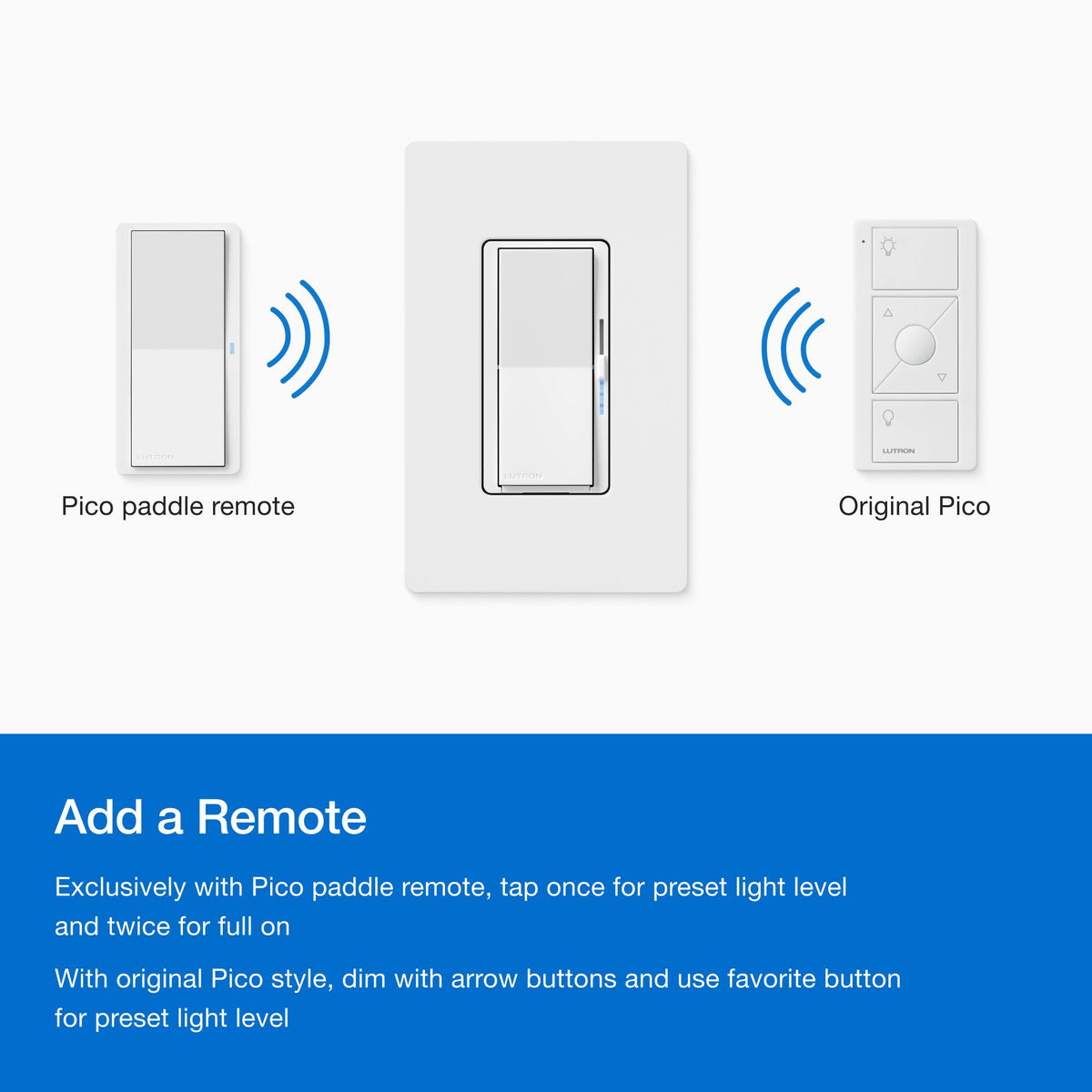 Lutron - Diva Smart Dimmer Switch - White