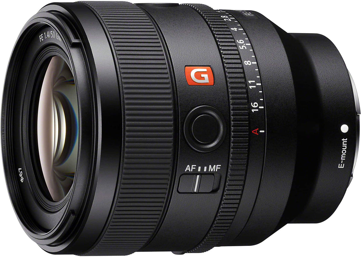 Sony - FE 50mm F1.4 GM Full-Frame Large-Aperture G Master Lens - Black