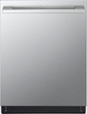 LG - STUDIO 24-in Top Control Smart Built-In Stainless Steel Tub Dishwasher with 3rd Rack, QuadWash Pro and 40dBA - Stainless Steel