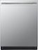 LG - STUDIO 24-in Top Control Smart Built-In Stainless Steel Tub Dishwasher with 3rd Rack, QuadWash Pro and 40dBA - Stainless Steel