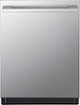 LG - STUDIO 24-in Top Control Smart Built-In Stainless Steel Tub Dishwasher with 3rd Rack, QuadWash Pro and 40dBA - Stainless Steel