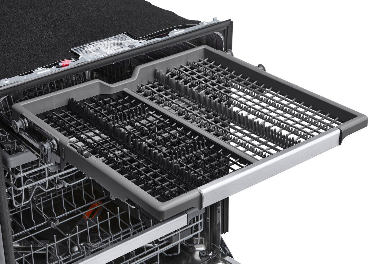 LG - STUDIO 24-in Top Control Smart Built-In Stainless Steel Tub Dishwasher with 3rd Rack, QuadWash Pro and 40dBA - Stainless Steel