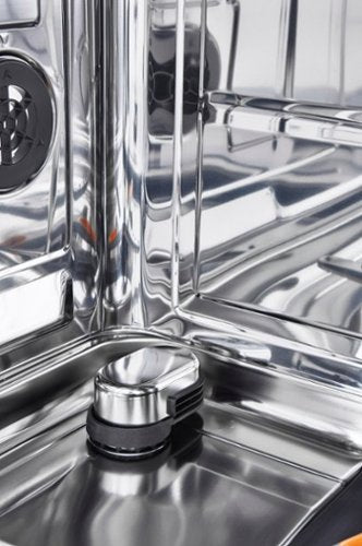LG - STUDIO 24-in Top Control Smart Built-In Stainless Steel Tub Dishwasher with 3rd Rack, QuadWash Pro and 40dBA - Stainless Steel