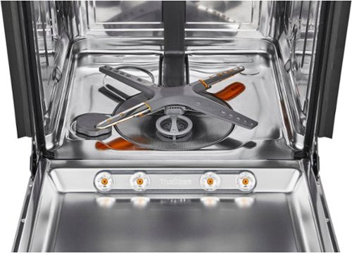 LG - STUDIO 24-in Top Control Smart Built-In Stainless Steel Tub Panel Ready Dishwasher with 3rd Rack, QuadWash, 45dBA - Gray