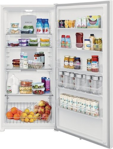 Frigidaire - 33 in. Wide 20 Cu. Ft Garage Ready Single-Door Refrigerator - White