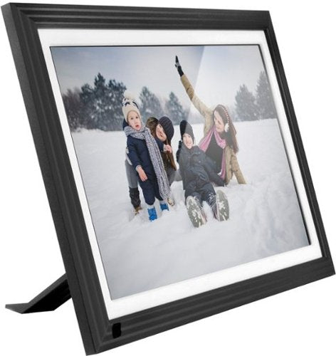 Aluratek - 10" IPS LCD Wi-Fi Touchscreen Digital Photo Frame - Black