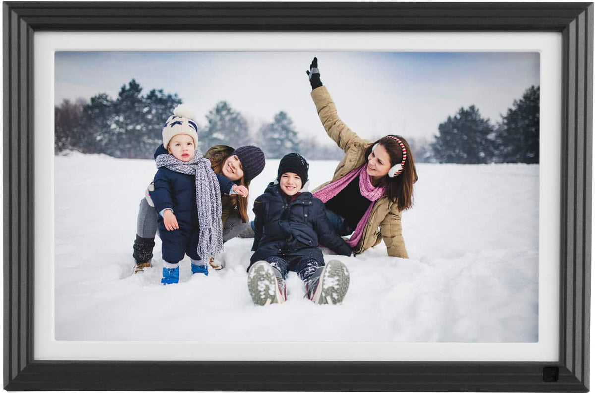 Aluratek - 10" IPS LCD Wi-Fi Touchscreen Digital Photo Frame - Black