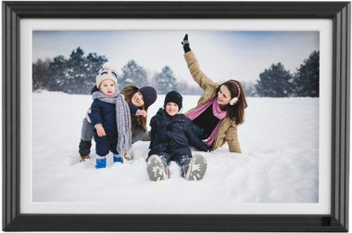 Aluratek - 10" IPS LCD Wi-Fi Touchscreen Digital Photo Frame - Black