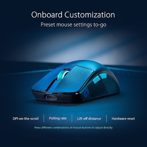 ASUS - ROG Harpe Ace Aim Lab Edition Ultralight Wireless Optical Gaming Mouse with ROG SpeedNova Wireless Technology - Wireless - Black