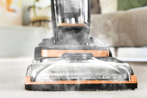 BISSELL - Revolution Hydrosteam Pet Corded Upright Deep Cleaner - Titanium/Copper Harbor