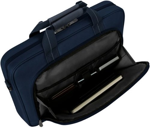 Targus - 15–16” Classic Slim Briefcase - Blue