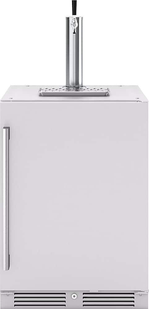 Zephyr - Presrv 5.6 cu. ft. Convertible Outdoor Beer Kegerator with 107-Can Beverage Storage - Stainless Steel