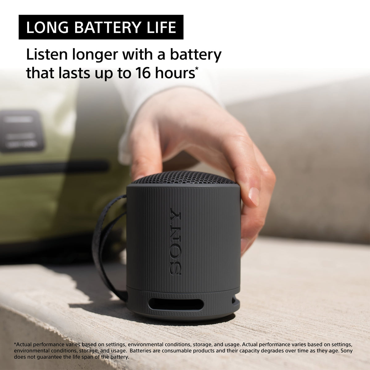 Sony - XB100 Compact Bluetooth Speaker - Orange