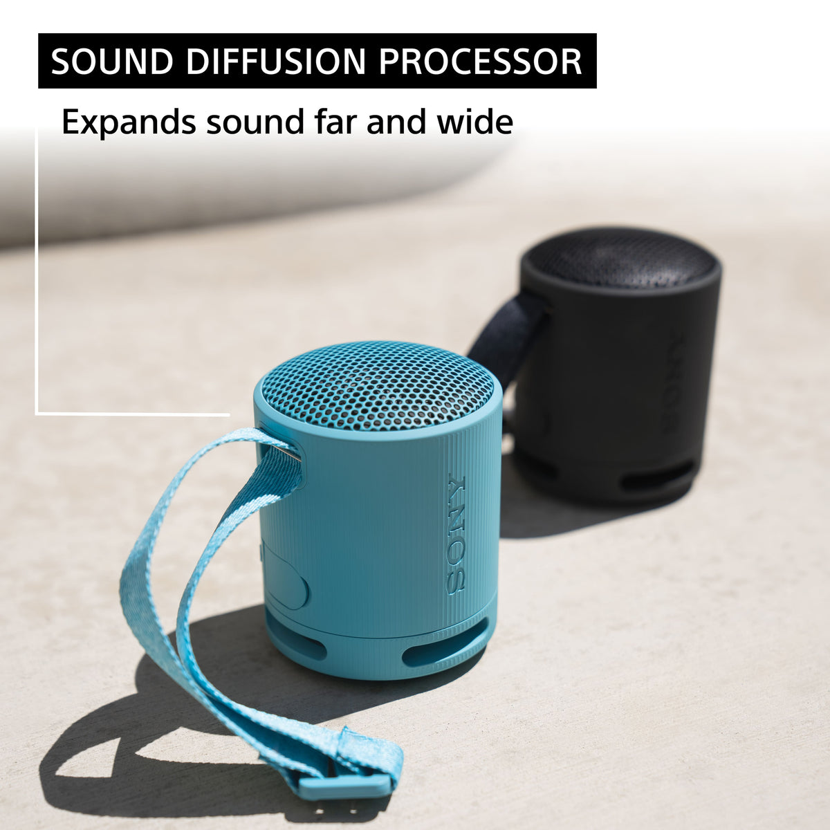 Sony - XB100 Compact Bluetooth Speaker - Black
