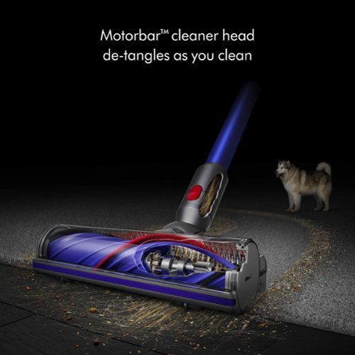 Dyson - V11 Cordless Vacuum with 6 accessories - Nickel/Blue