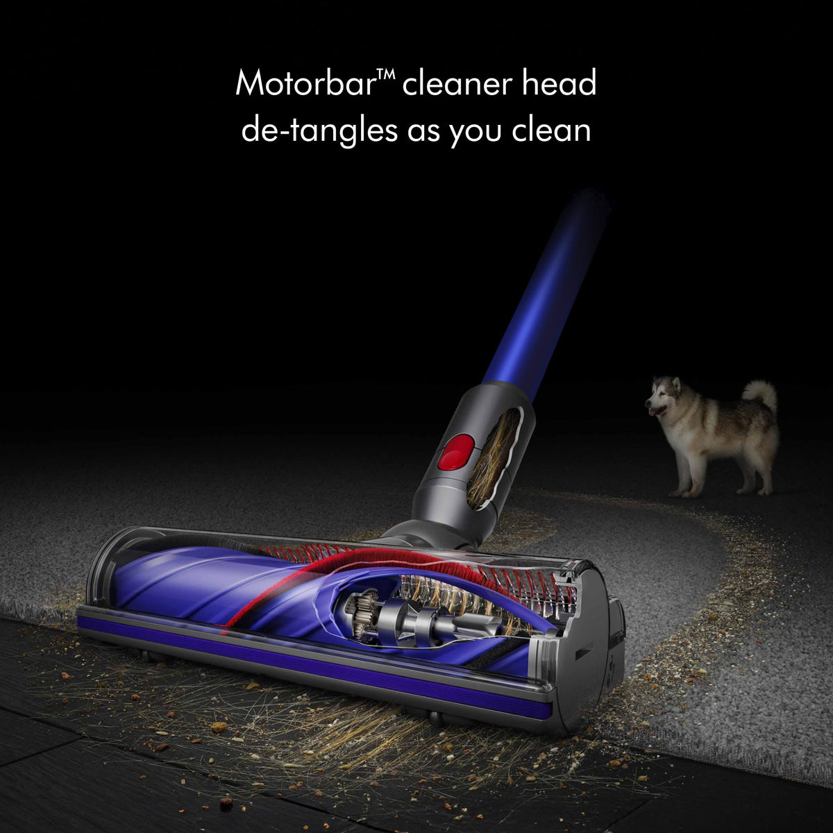 Dyson - V11 Cordless Vacuum with 6 accessories - Nickel/Blue