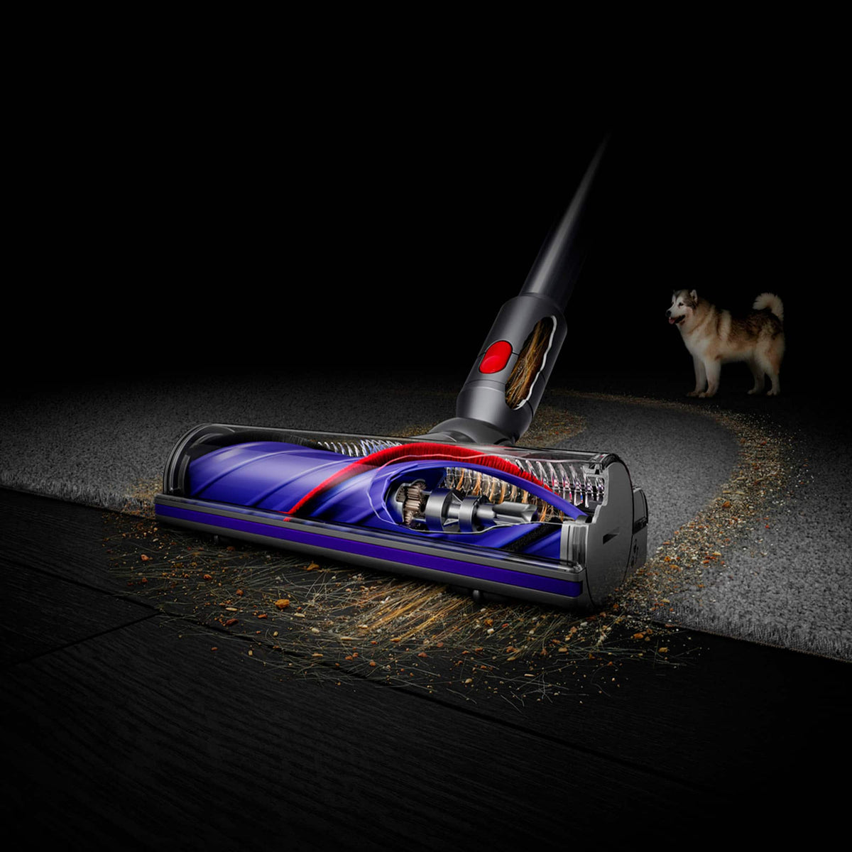 Dyson - V11 Cordless Vacuum with 6 accessories - Nickel/Blue