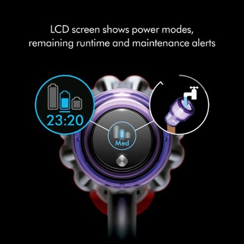 Dyson - V11 Cordless Vacuum with 6 accessories - Nickel/Blue