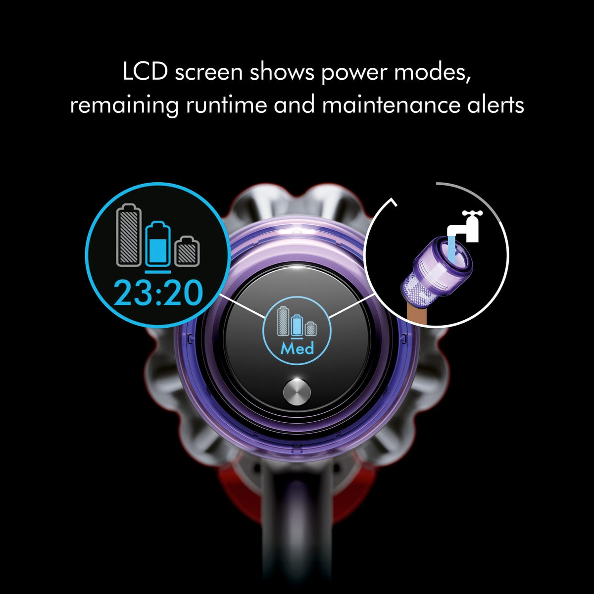 Dyson - V11 Cordless Vacuum with 6 accessories - Nickel/Blue
