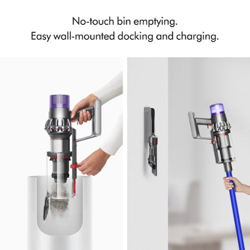 Dyson - V11 Cordless Vacuum with 6 accessories - Nickel/Blue