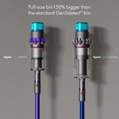 Dyson - Gen5outsize Cordless Vacuum with 8 accessories - Nickel/Blue
