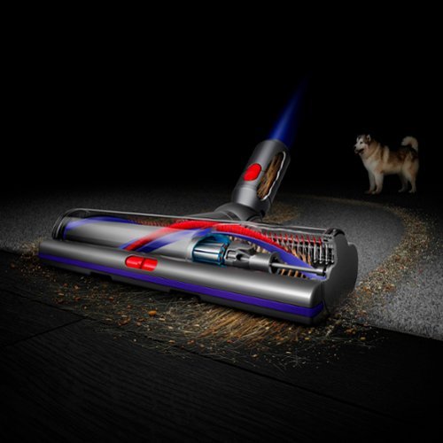 Dyson - Gen5outsize Cordless Vacuum with 8 accessories - Nickel/Blue