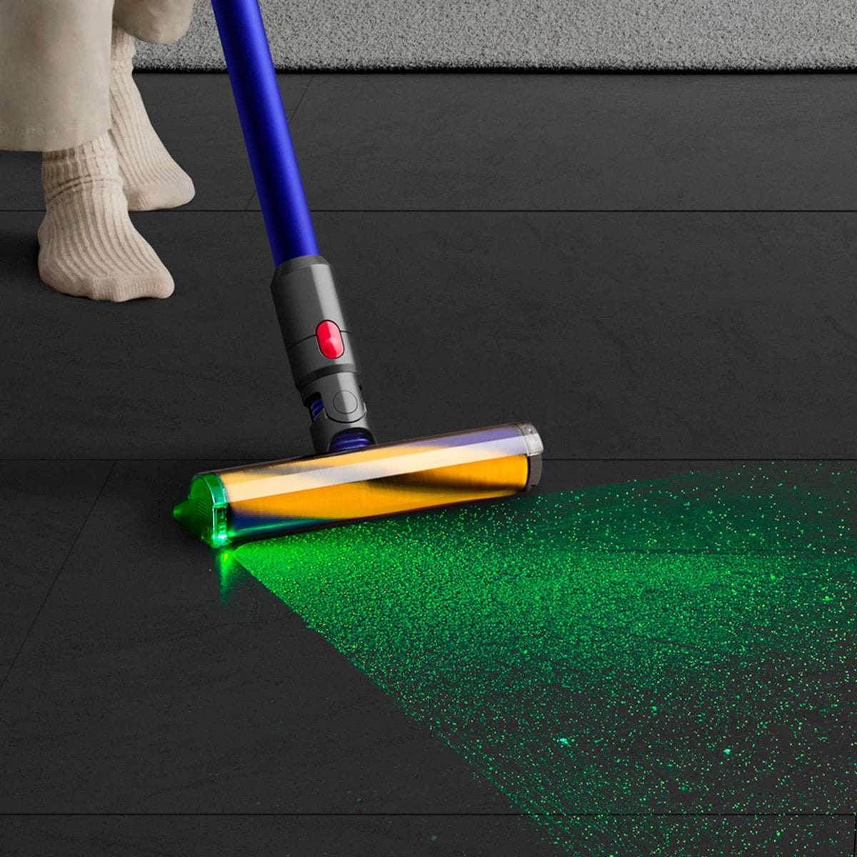 Dyson - Gen5outsize Cordless Vacuum with 8 accessories - Nickel/Blue