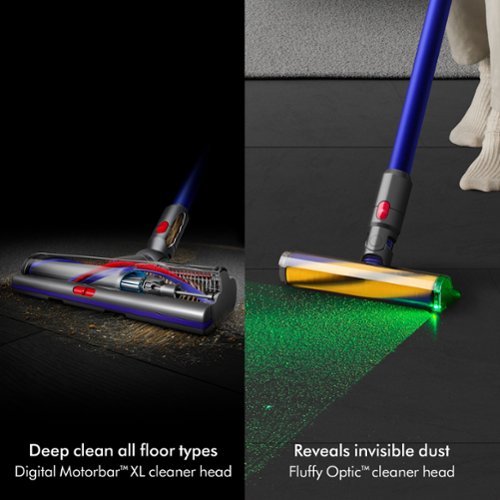 Dyson - Gen5outsize Cordless Vacuum with 8 accessories - Nickel/Blue