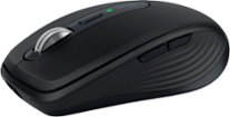 Logitech - MX Anywhere 3S Wireless Bluetooth Optical Fast Scrolling Mouse with Programmable Buttons - Wireless - Black