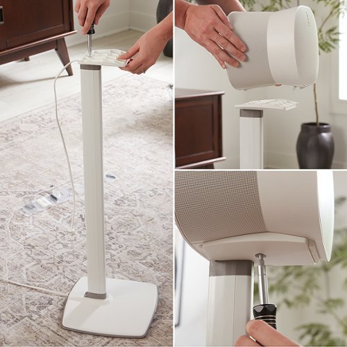 Sanus - Wireless Speaker Stands for Sonos Era 300 (Pair) - White