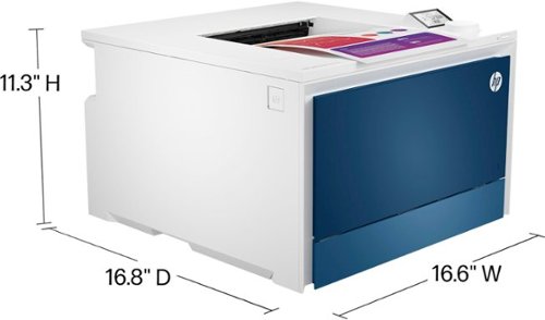 HP - LaserJet Pro 4201dw Wireless Color Laser Printer - White/Blue