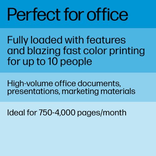HP - LaserJet Pro 4201dn Color Laser Printer - White/Blue