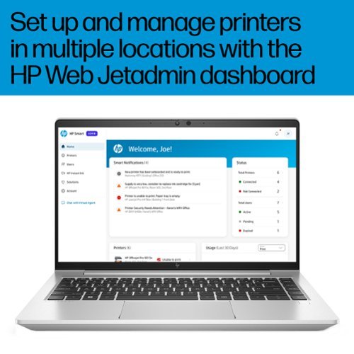 HP - LaserJet Pro 4201dn Color Laser Printer - White/Blue