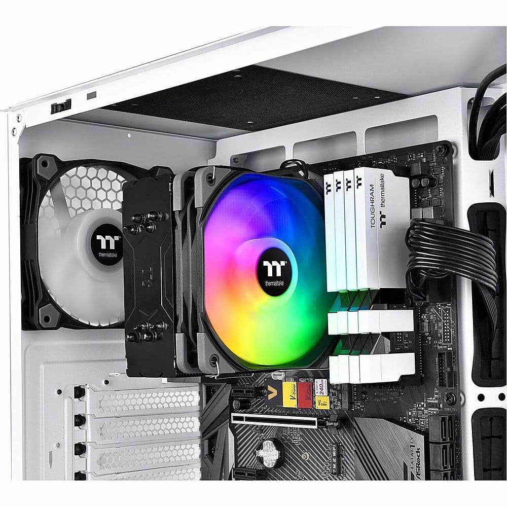 Thermaltake - UX200 SE ARGB Lighting CPU Cooler - Black