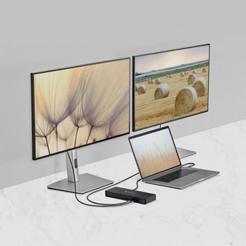 Insignia™ - 3.28ft (1m) Thunderbolt 4 cable, USB-C to USB-C Cable Supports 8K Display / 40Gbps Data Transfer / 240W Power Delivery - Black/Gray